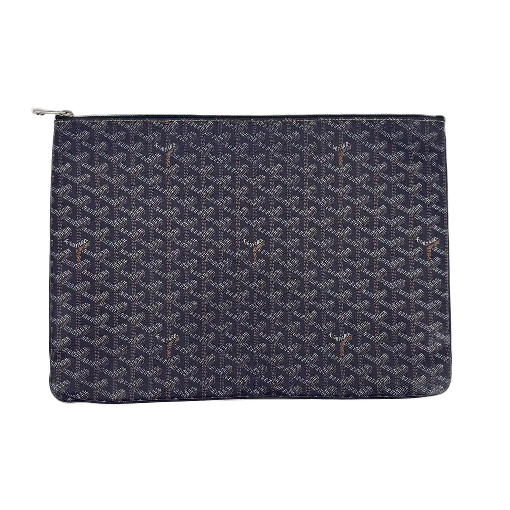 Goyard Pouch "SENAT" Navy Size GM Used