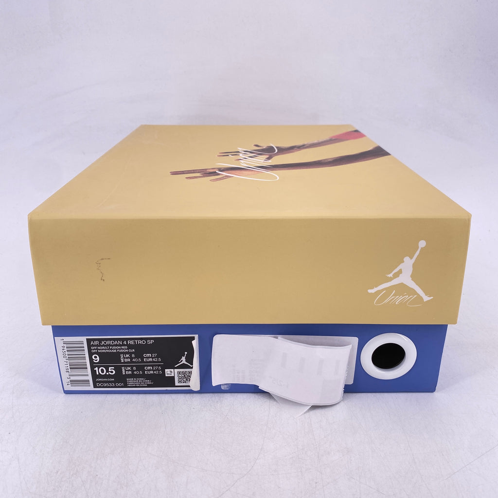 Air Jordan 4 Retro "Union Off Noir" 2020 Used Size 9