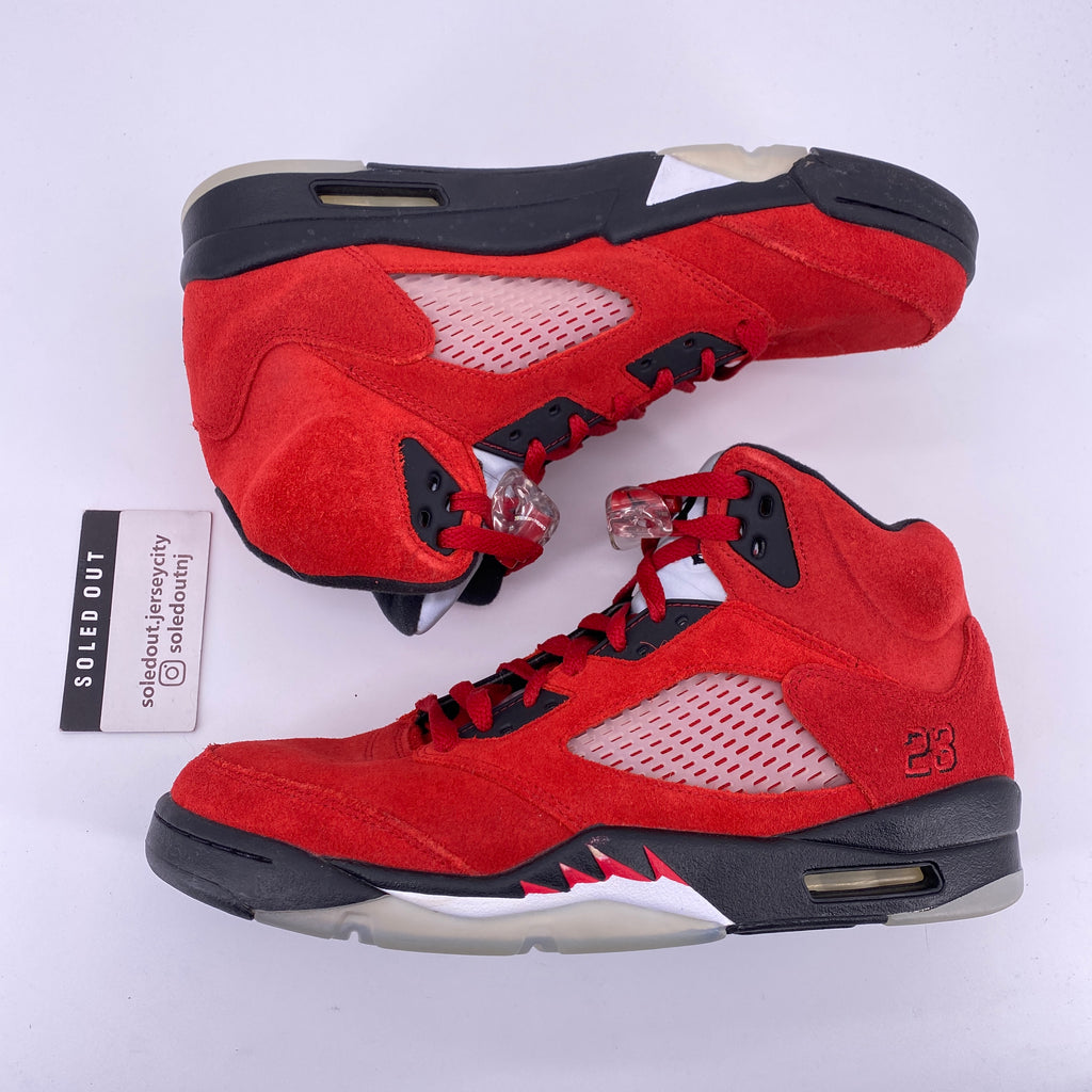 Air Jordan 5 Retro "Raging Bull Red Suede" 2021 Used Size 10