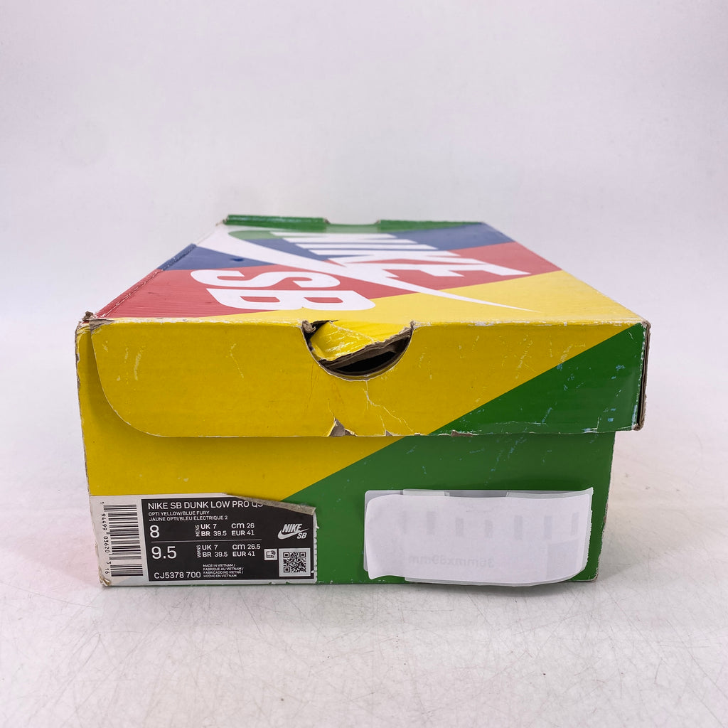 Nike SB Dunk Low "Grateful Dead Yellow" 2020 Used Size 8