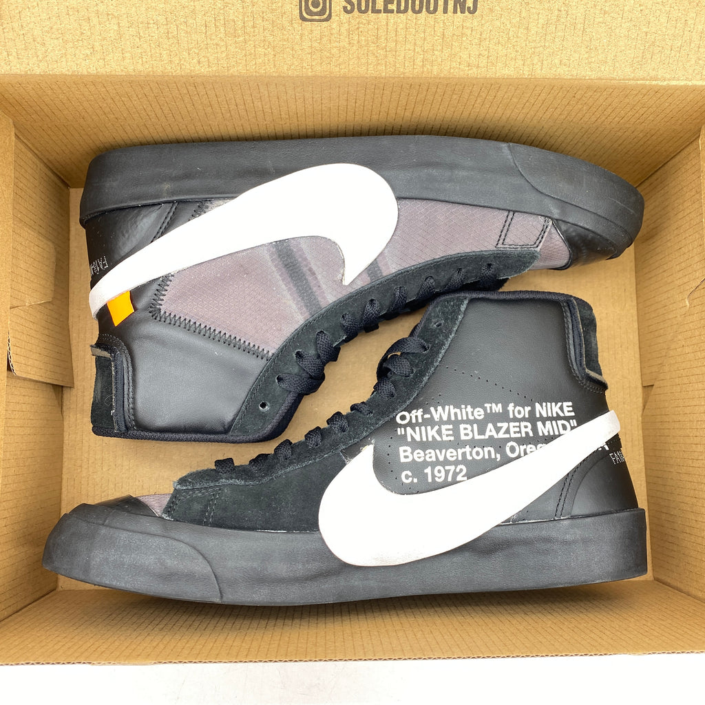 Nike Blazer Mid / OW "Grim Reaper" 2018 Used Size 8.5