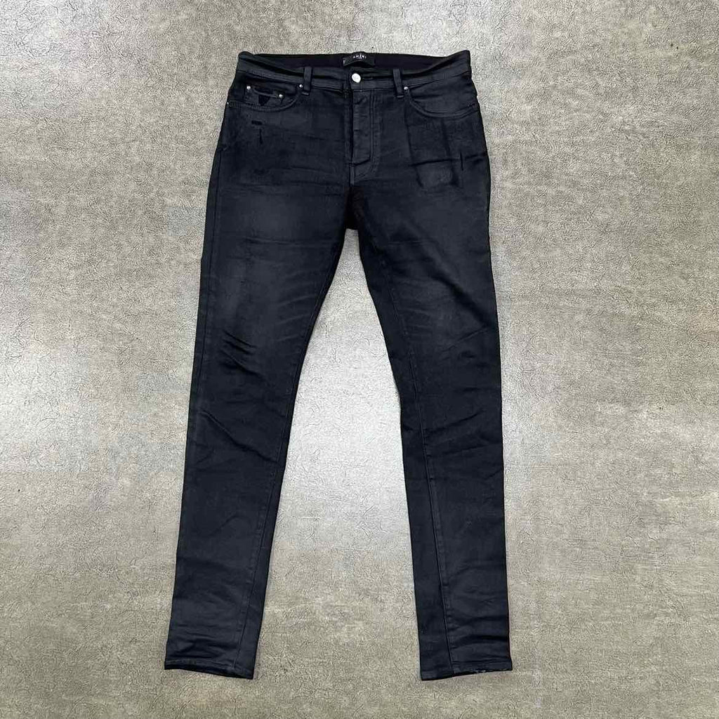 Amiri Jeans "WAXED" Black Used Size 34