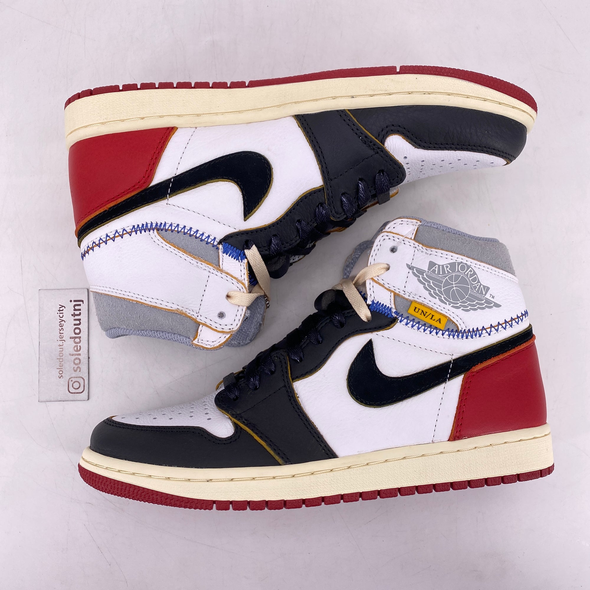 Air Jordan 1 Retro High OG &quot;Union Black Toe&quot; 2018 New Size 8