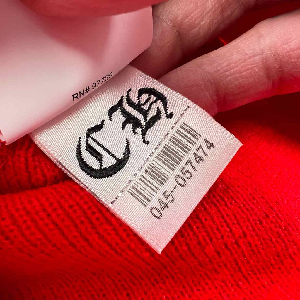 Chrome Hearts Beanie "CH LOGO" New Red Size OS