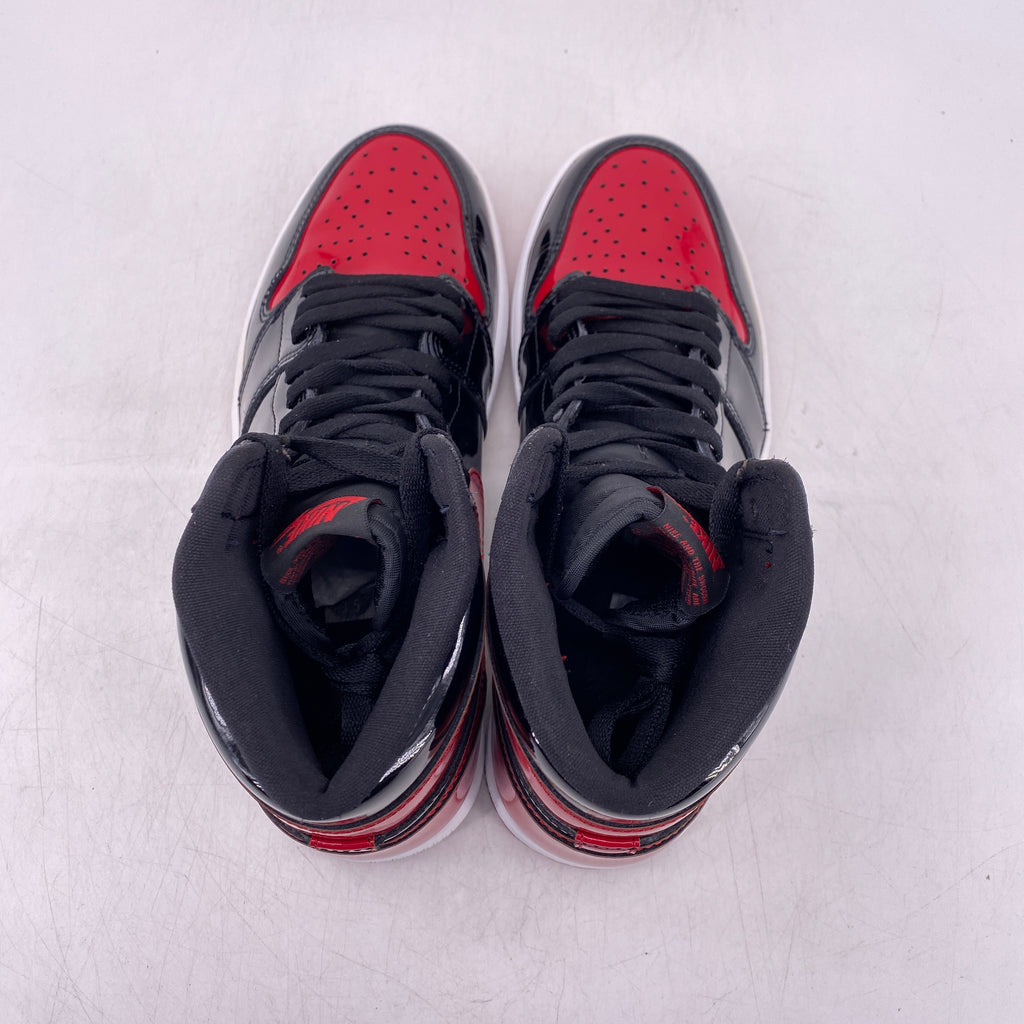 Air Jordan 1 Retro High OG "Patent Bred" 2021 Used Size 9.5
