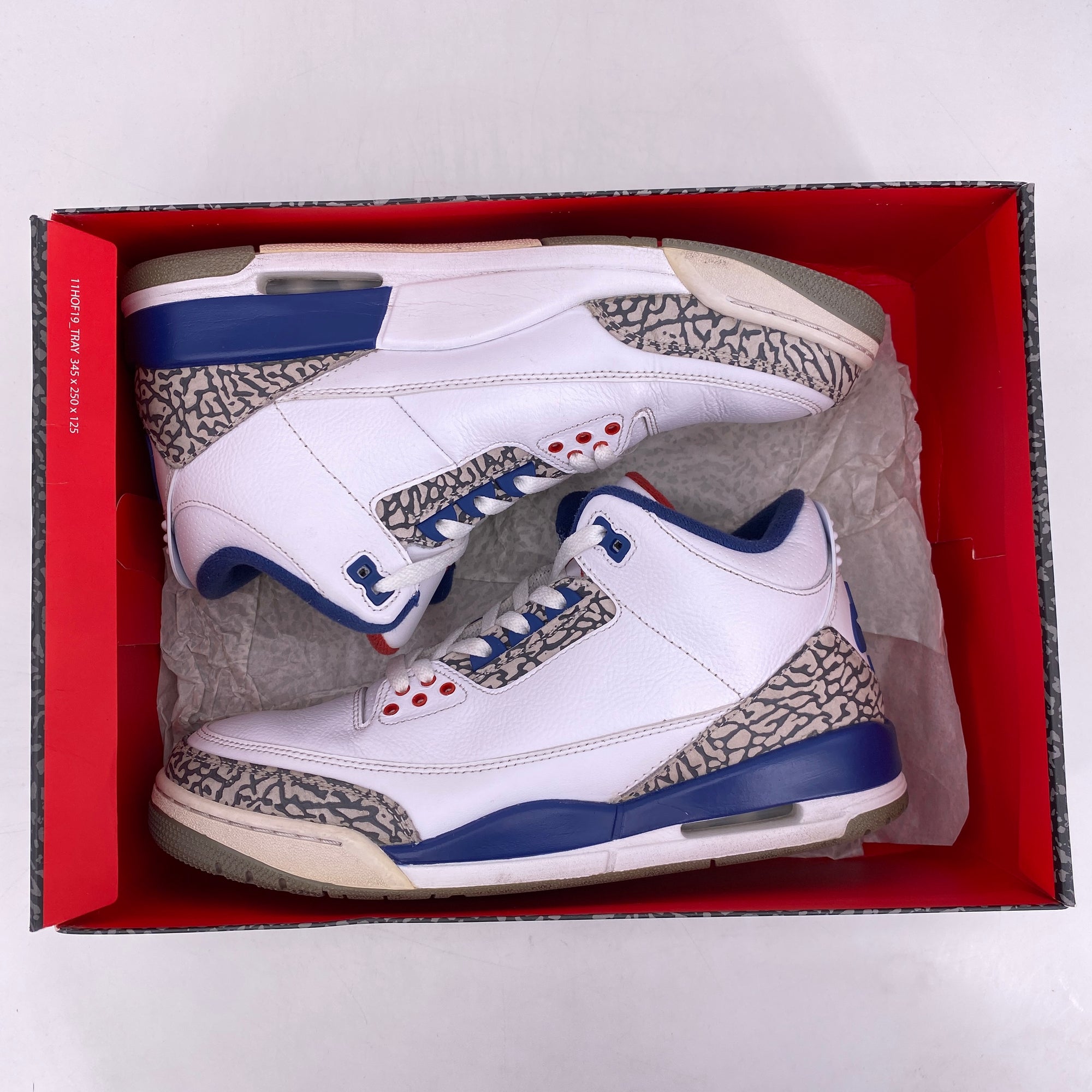 Air Jordan 3 Retro "True Blue" 2016 Used Size 10.5