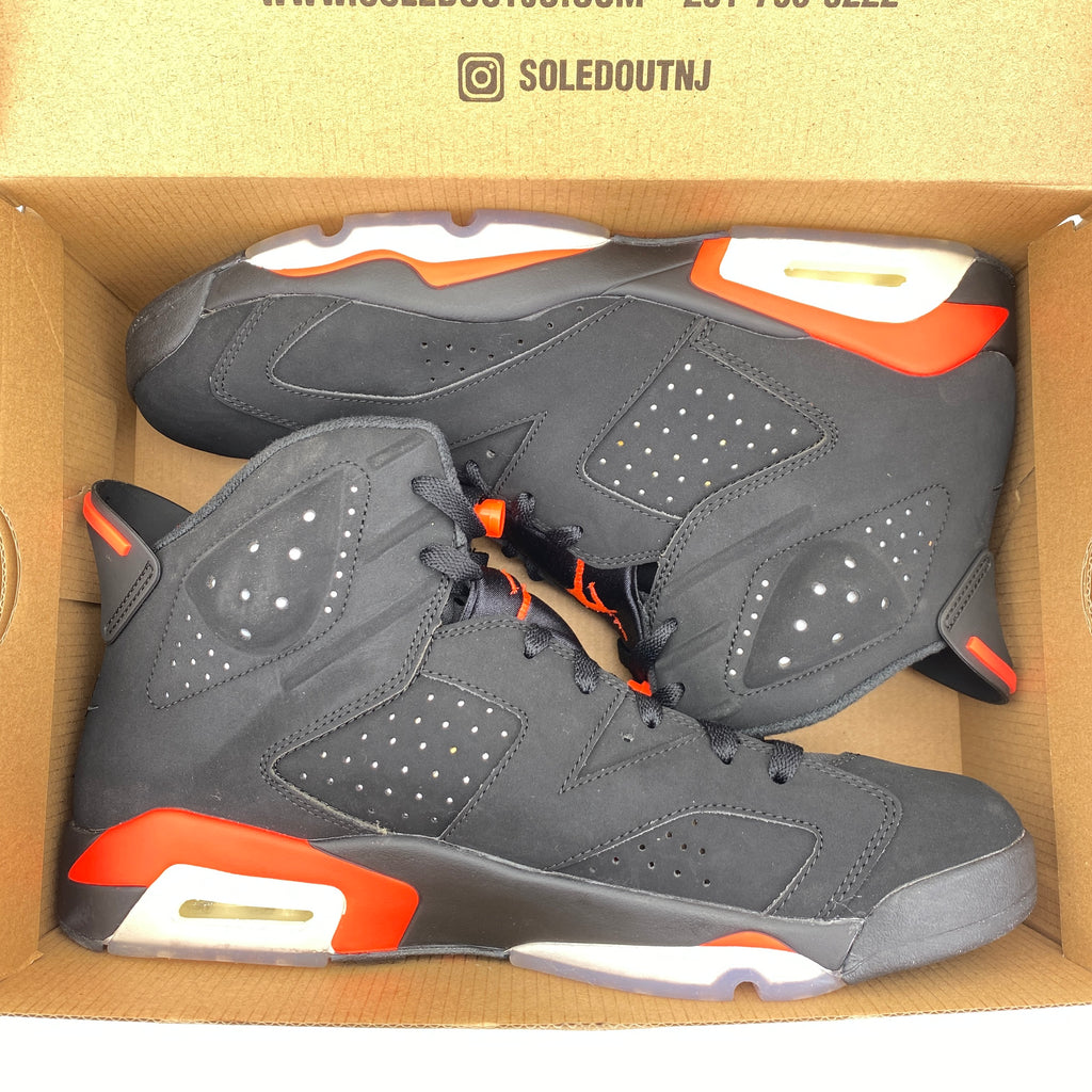 Air Jordan 6 Retro "Infrared Black" 2019 New Size 11.5