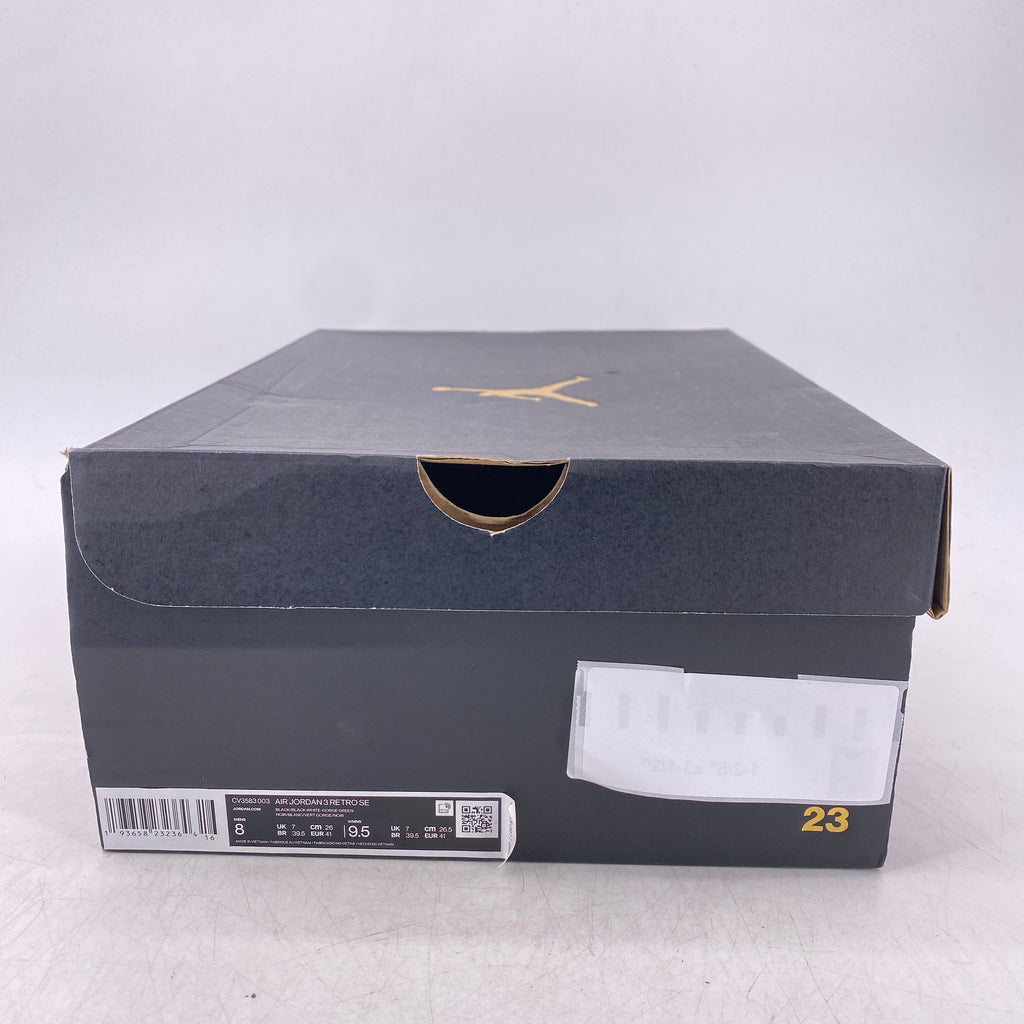 Air Jordan 3 Retro "Animal Instinct 2.0" 2020 New Size 8