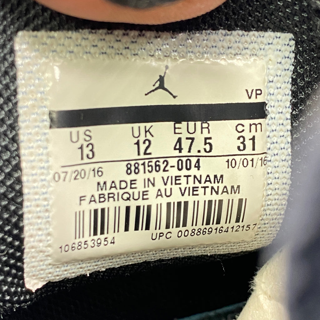 Air Jordan Melo M13 "Black Metallic Gold" 2016 Used Size 13