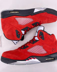 Air Jordan 5 Retro "Raging Bull Red Suede" 2021 Used Size 12.5