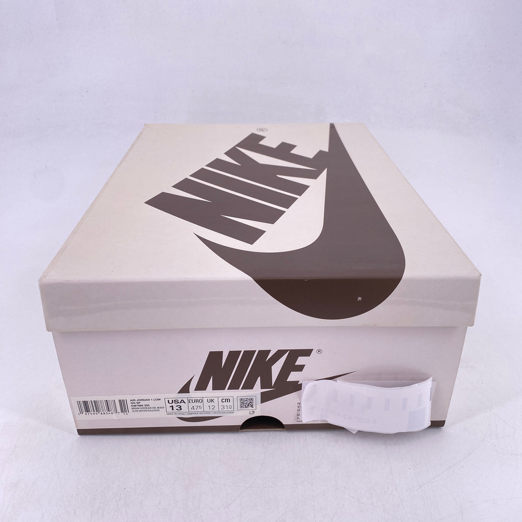Air Jordan 1 Low OG SP "Travis Scott Medium Olive" 2024 New Size 13