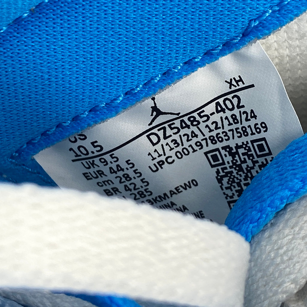 Air Jordan 1 Retro "Unc Reimagined" 2024 New Size 10.5