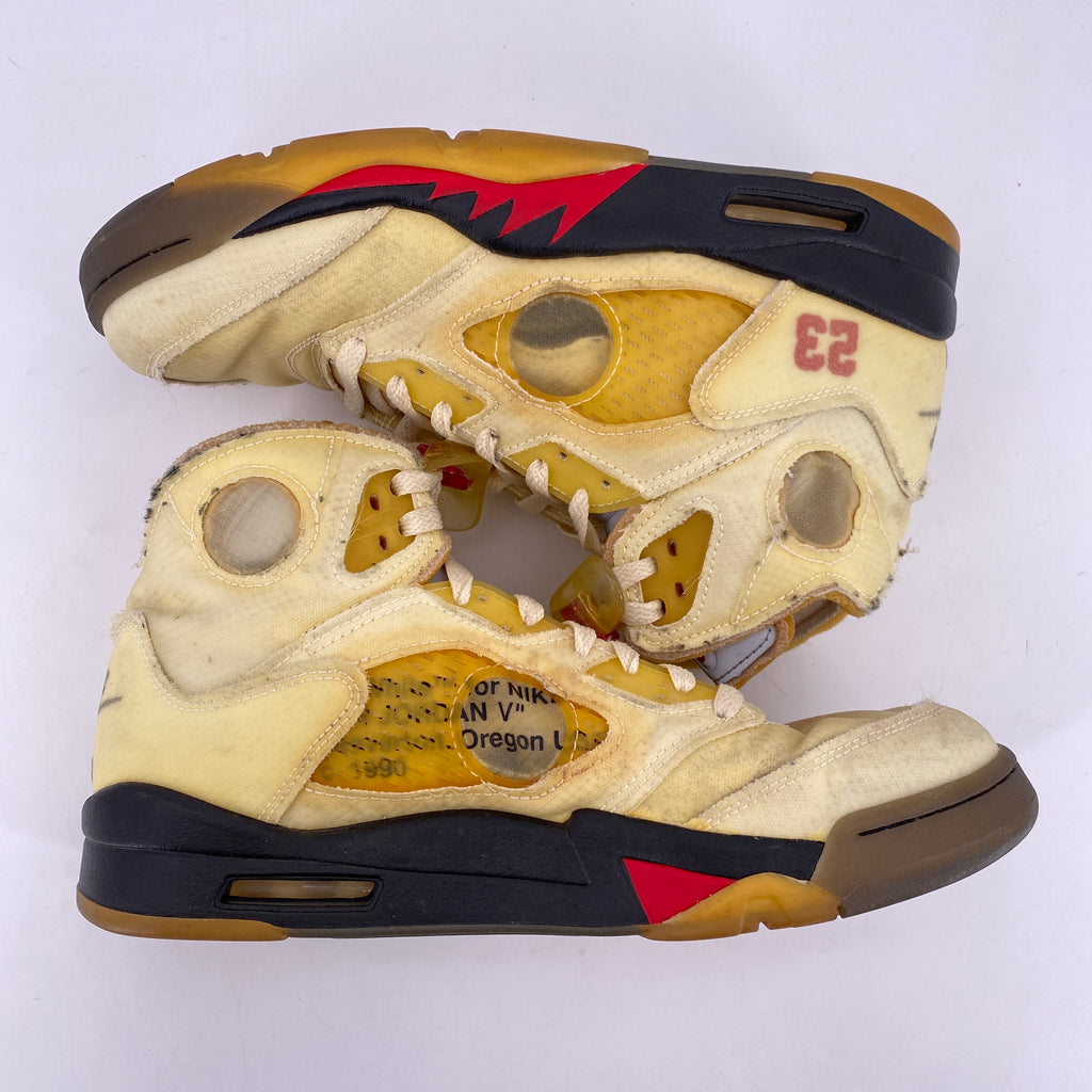 Air Jordan 5 Retro "Ow Sail" 2020 Used Size 9.5