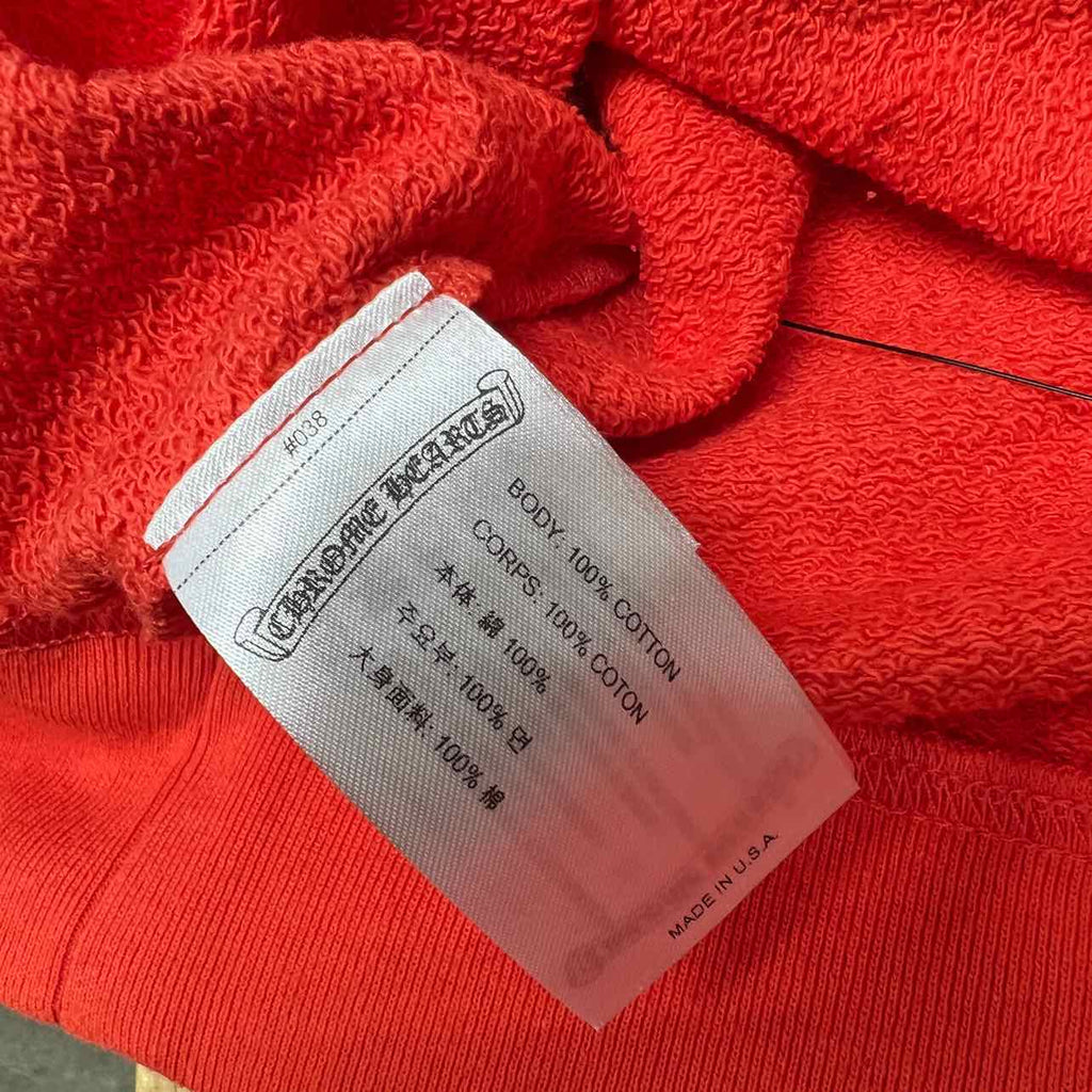 Chrome Hearts Crewneck Sweater "SADISTIC LIPSTICK" Orange New