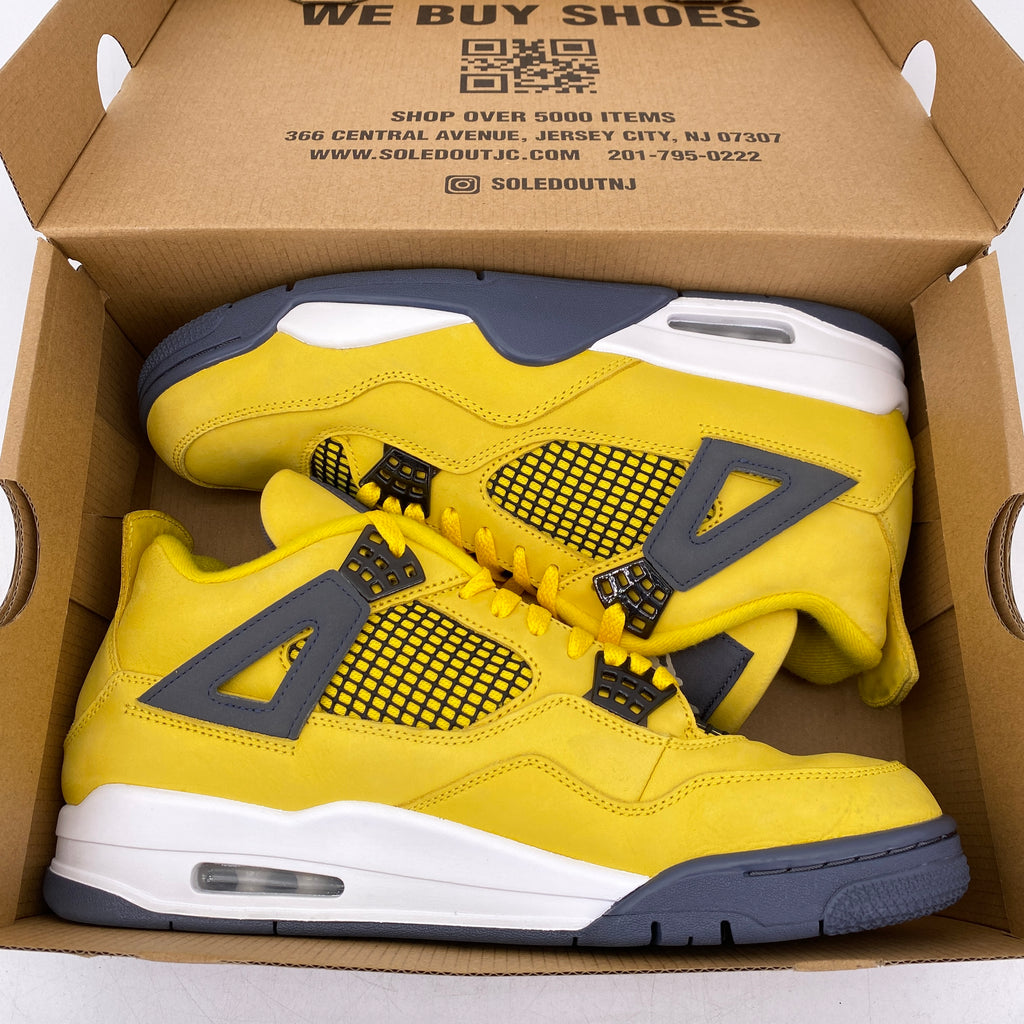 Air Jordan 4 Retro "Lightning" 2021 Used Size 11.5