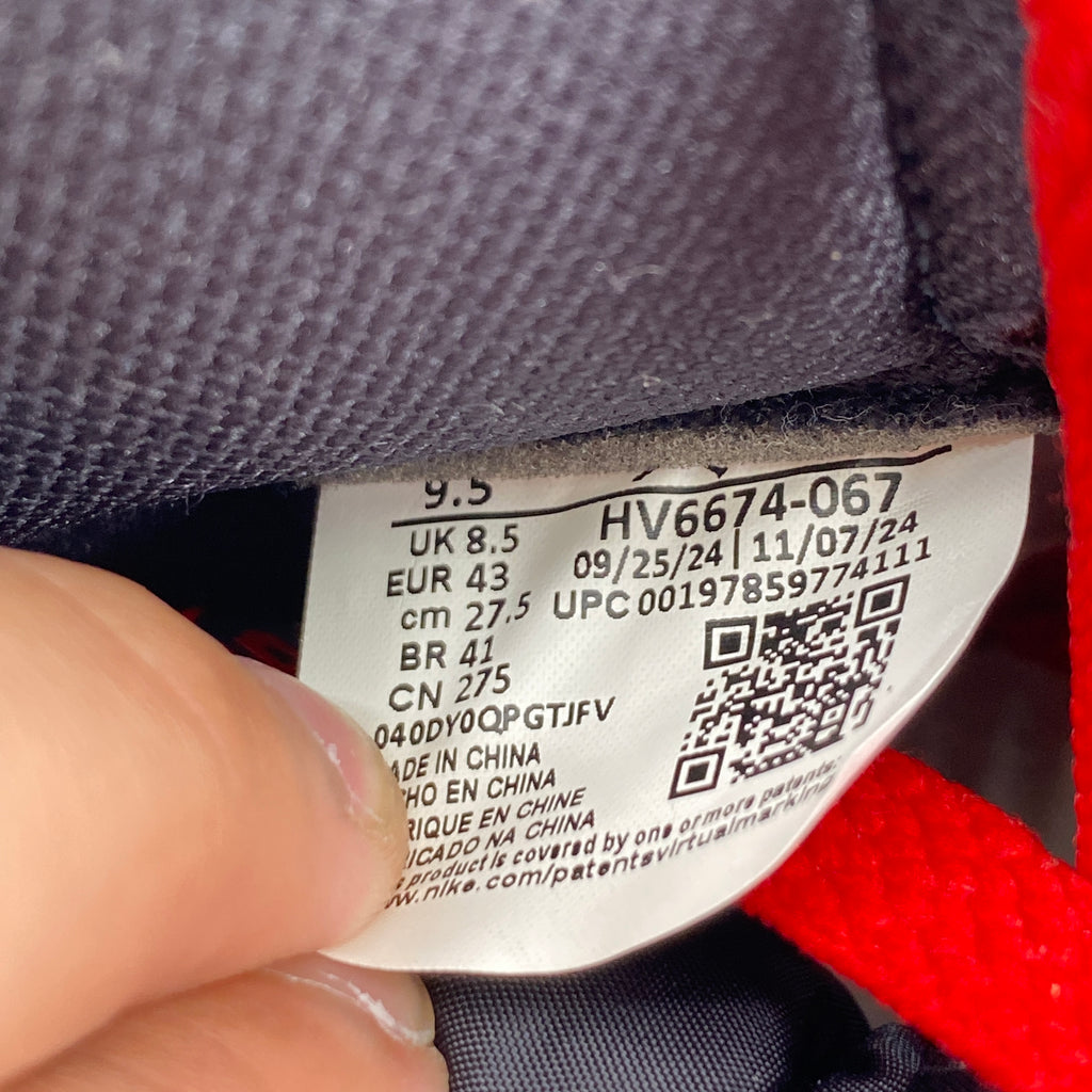 Air Jordan 1 HI 85' "Bred" 2025 Used Size 9.5