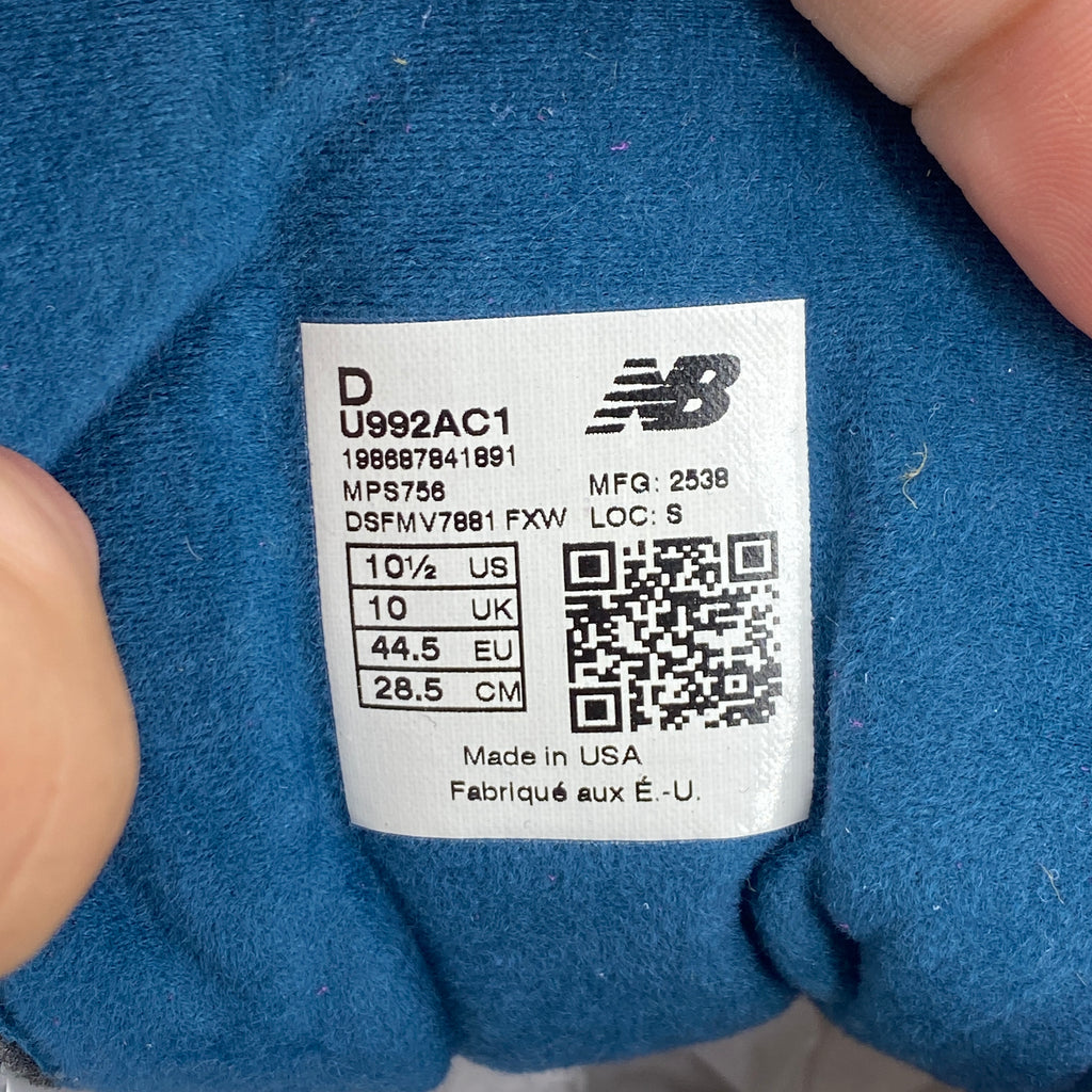 New Balance 992 "Digitalis Purpurea" 2025 New Size 10.5