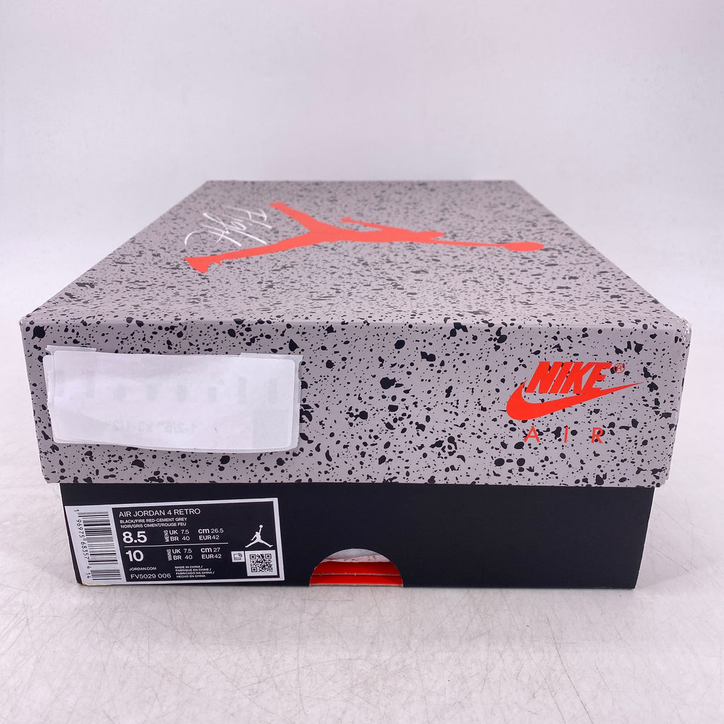 Air Jordan 4 Retro "Bred Reimagined" 2024 New Size 8.5