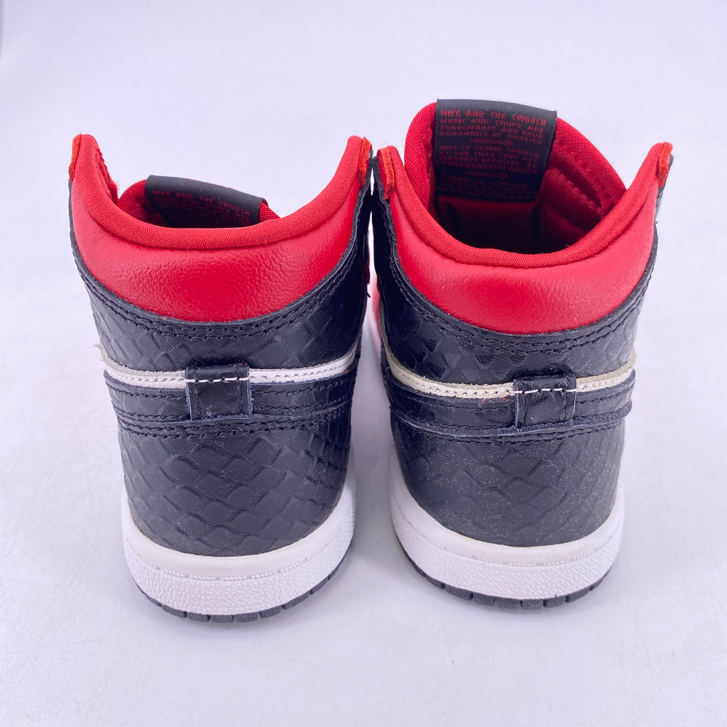 Air Jordan (TD) 1 Retro High OG "Satin Snake" 2020 New Size 10c