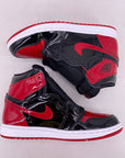 Air Jordan 1 Retro High OG "Patent Bred" 2021 New Size 7