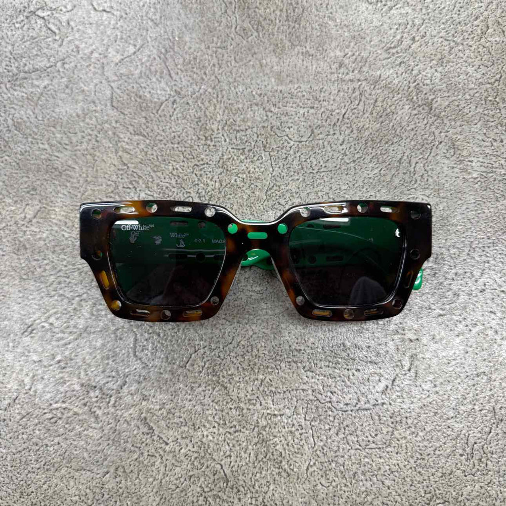 OFF-WHITE Sunglasses New Brown / Green