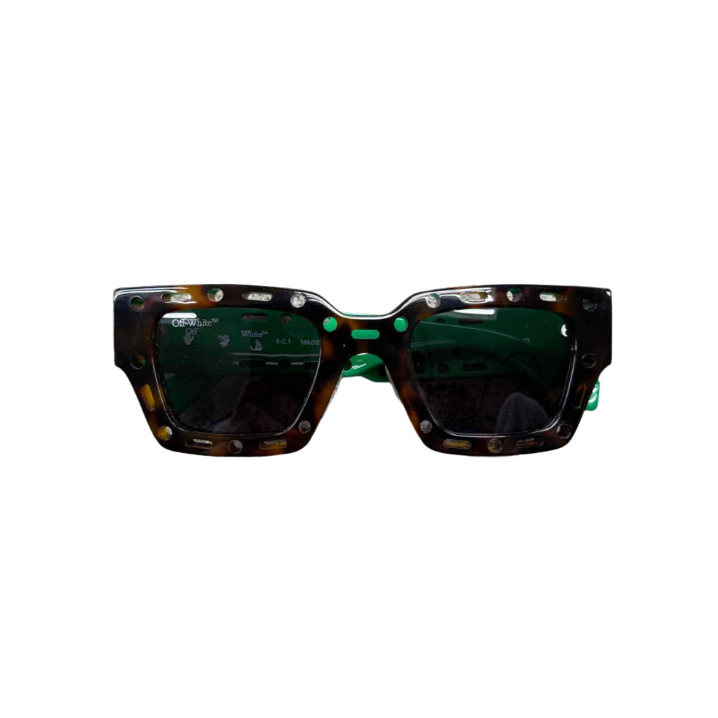 OFF-WHITE Sunglasses New Brown / Green