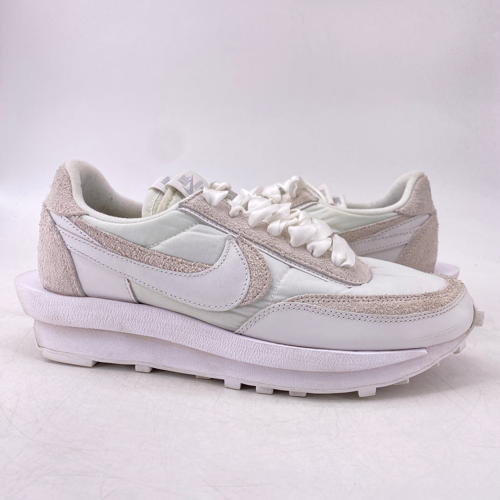 Nike LD WAFFLE / Sacai "White Nylon" 2020 Used Size 8.5