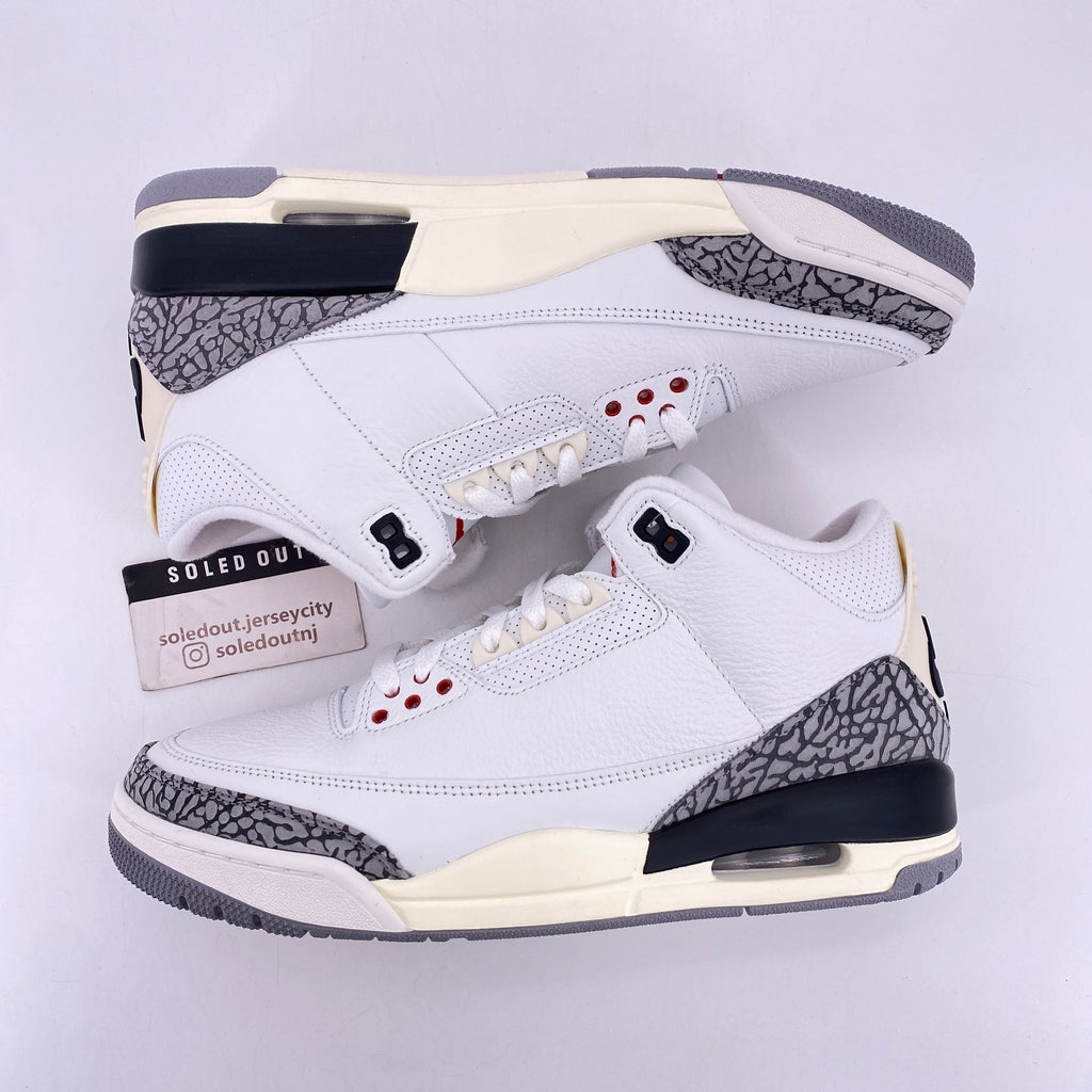 Air Jordan 3 Retro "White Cement Reimagined" 2023 New Size 10