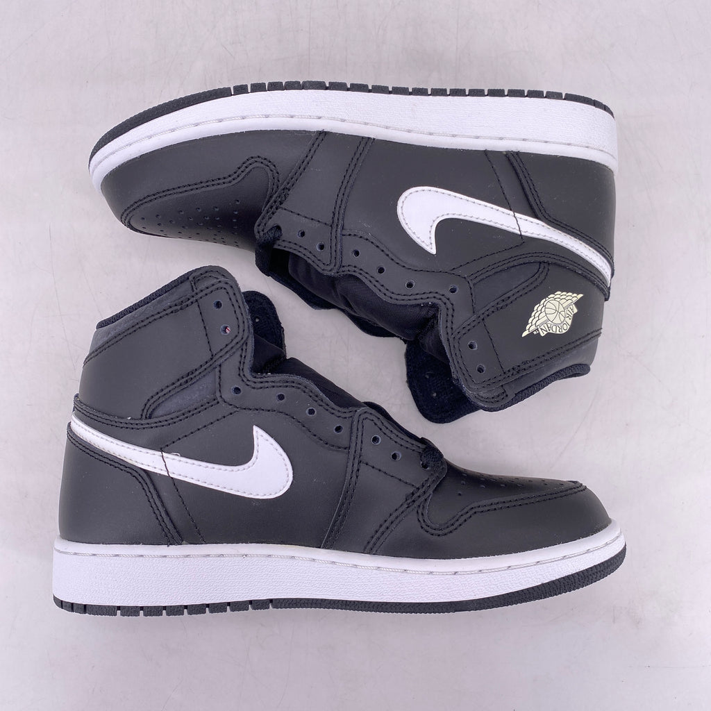 Air Jordan (GS) 1 Retro High OG "Ying Yang Black" 2016 New Size 4Y
