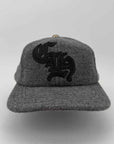 Chrome Hearts Snapback "CH WOOL" New Grey Size OS