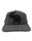 Chrome Hearts Snapback "CH WOOL" New Grey Size OS