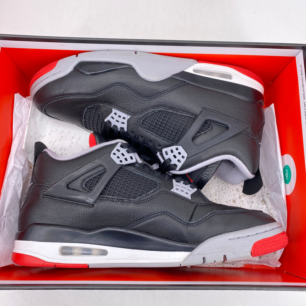 Air Jordan 4 Retro "Bred Reimagined" 2024 Used Size 10.5