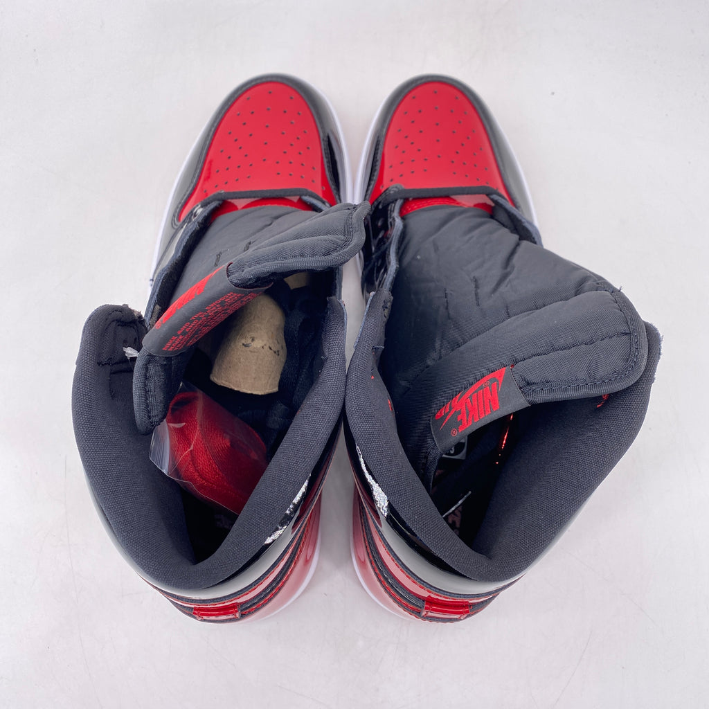Air Jordan 1 Retro High OG "Patent Bred" 2021 New Size 13