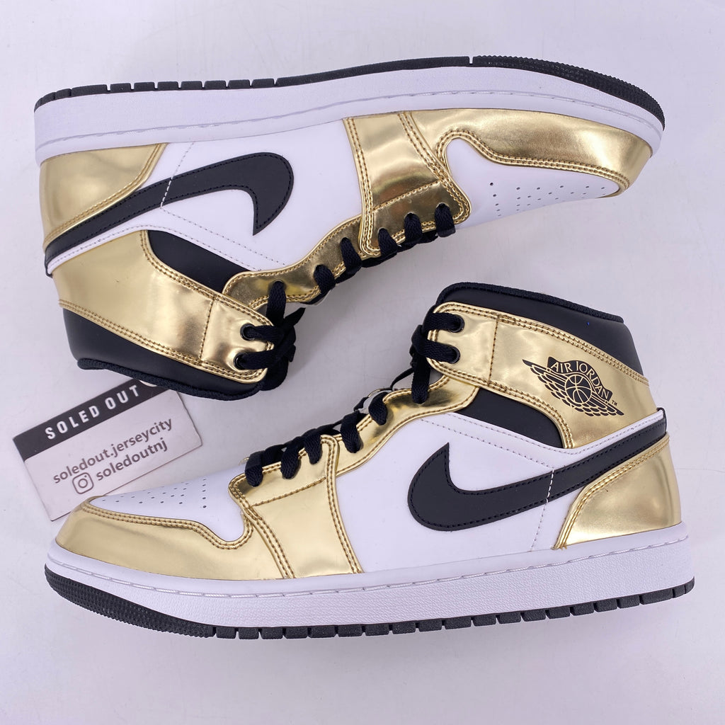 Air Jordan 1 Mid "Metallic Gold" 2020 New Size 11