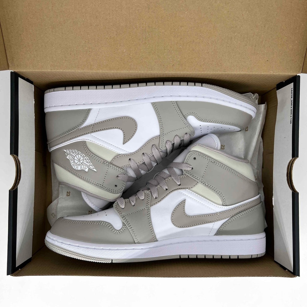 Air Jordan 1 Mid "Linen" 2021 New Size 10