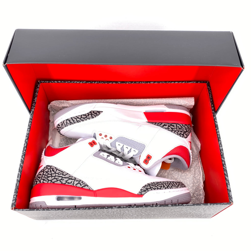 Air Jordan 3 Retro "Fire Red" 2022 New Size 8.5