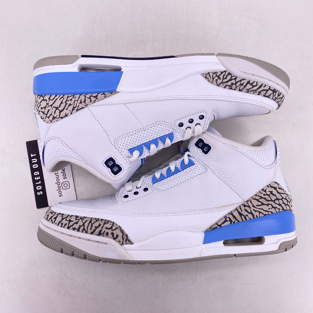 Air Jordan 3 Retro "Unc" 2020 Used Size 9.5