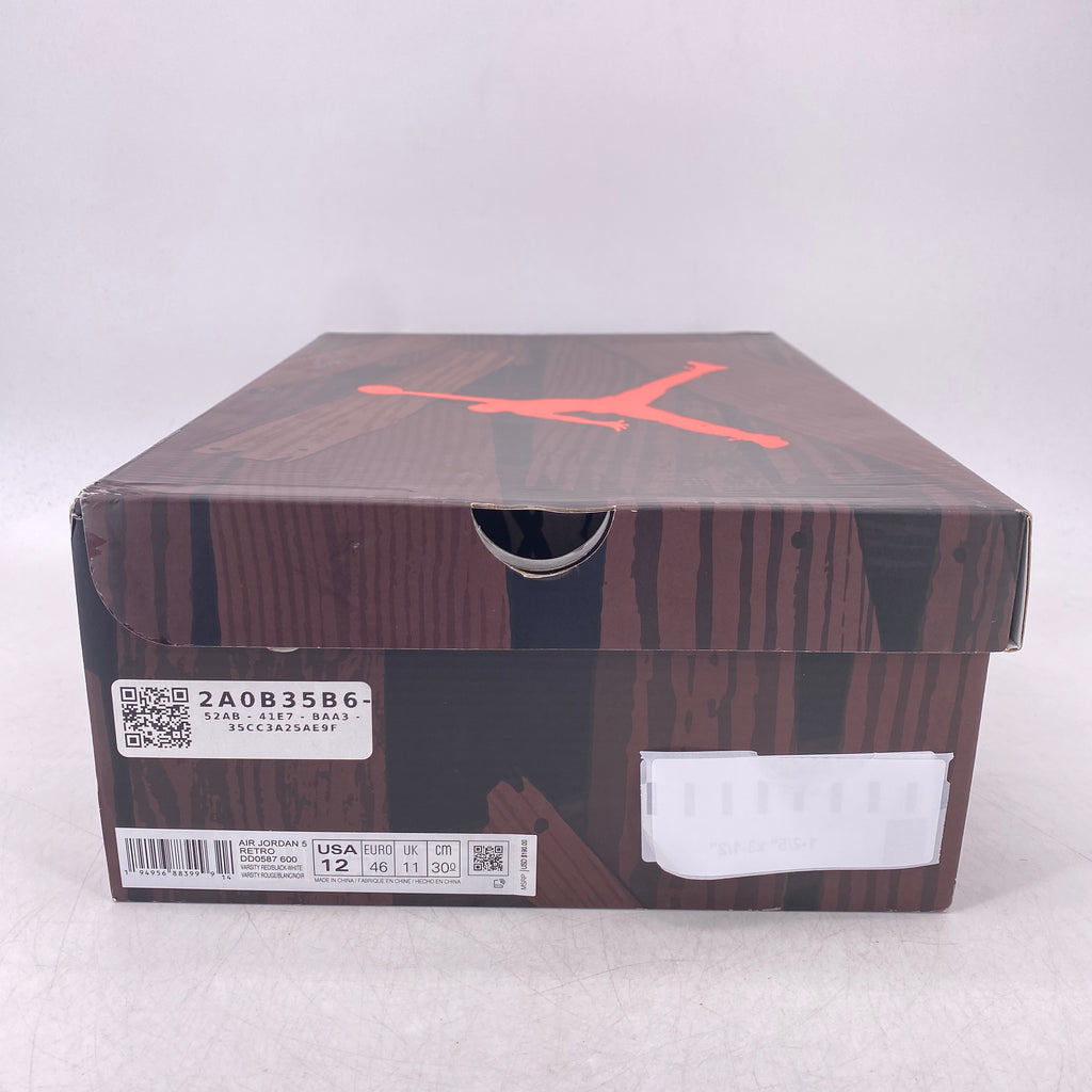 Air Jordan 5 Retro "Raging Bull Red Suede" 2021 Used Size 12