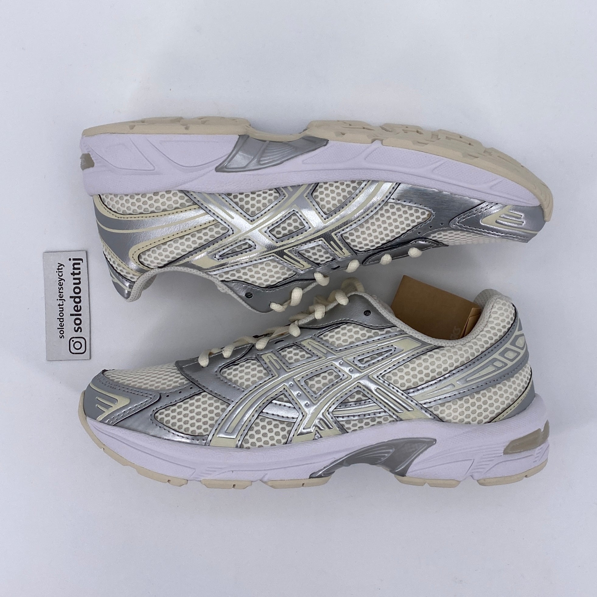 Asics (W) Gel-1130 &quot;Cream Pure Silver&quot; 2021 New Size 8.5W