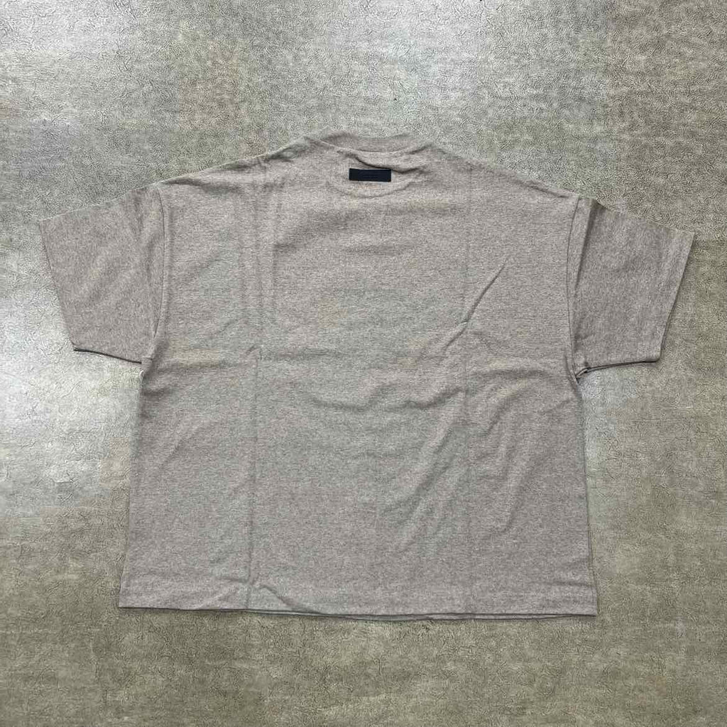 Fear of God T-Shirt "ESSENTIALS" Heather Grey New Size XL