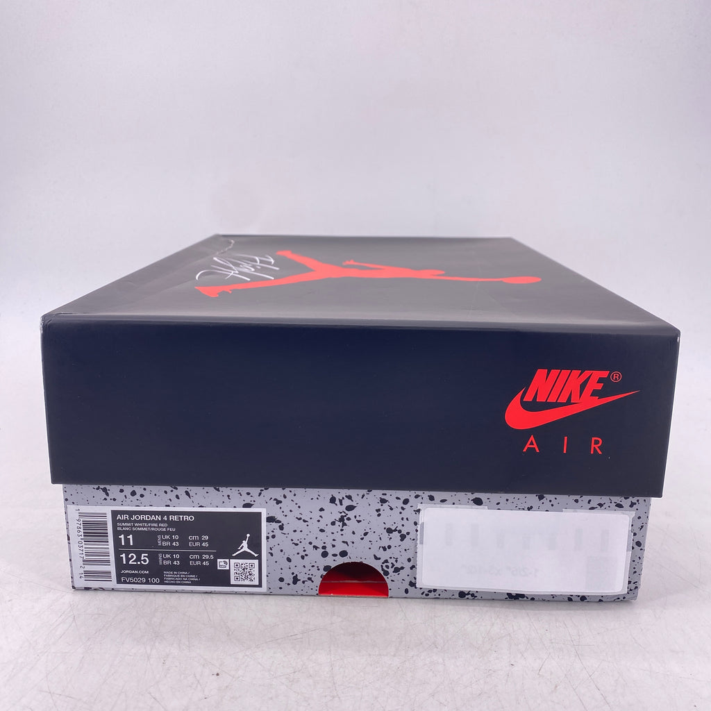 Air Jordan 4 Retro "White Cement" 2025 New Size 11