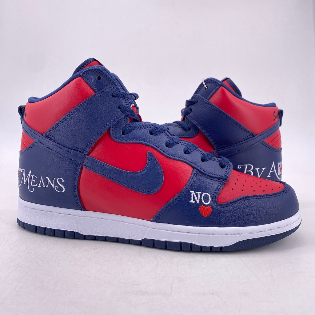 Nike SB Dunk High "By Any Means Navy" 2022 New Size 12