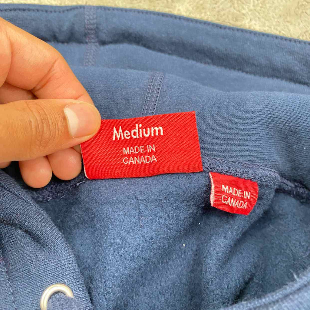 Supreme Hoodie "CLASSIC AD" Navy New Size M