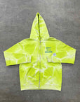 Gallery DEPT. Zip Up "FRENCH" Lime Green Used Size S