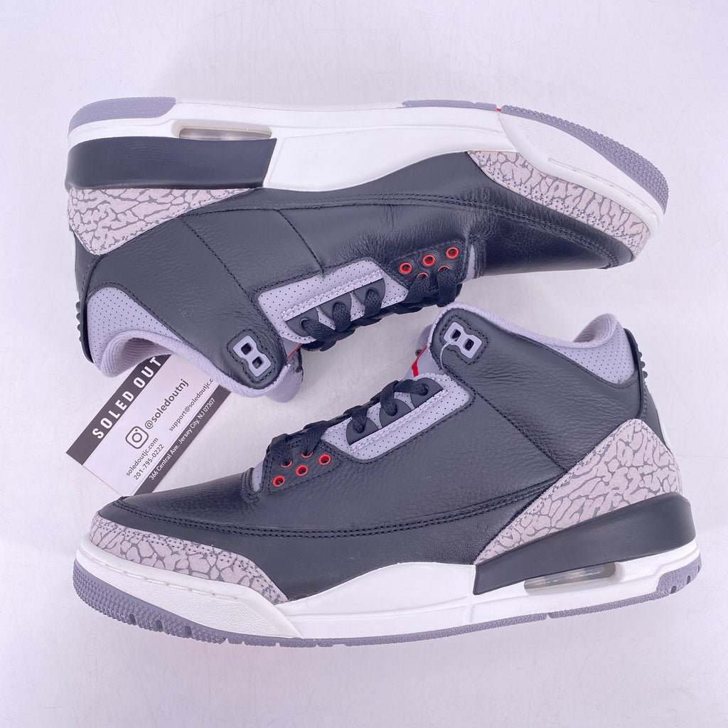 Air Jordan 3 Retro "Black Cement" 2024 New Size 10.5