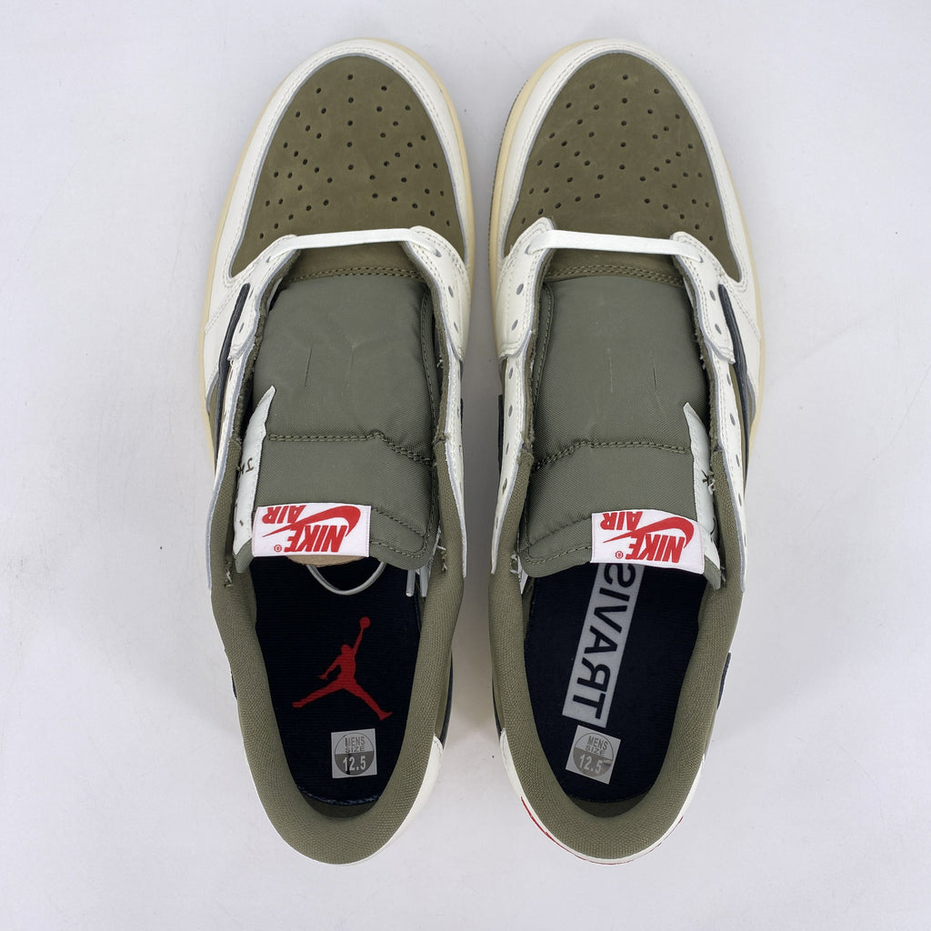 Air Jordan 1 Low OG SP "Travis Scott Medium Olive" 2024 New Size 12.5