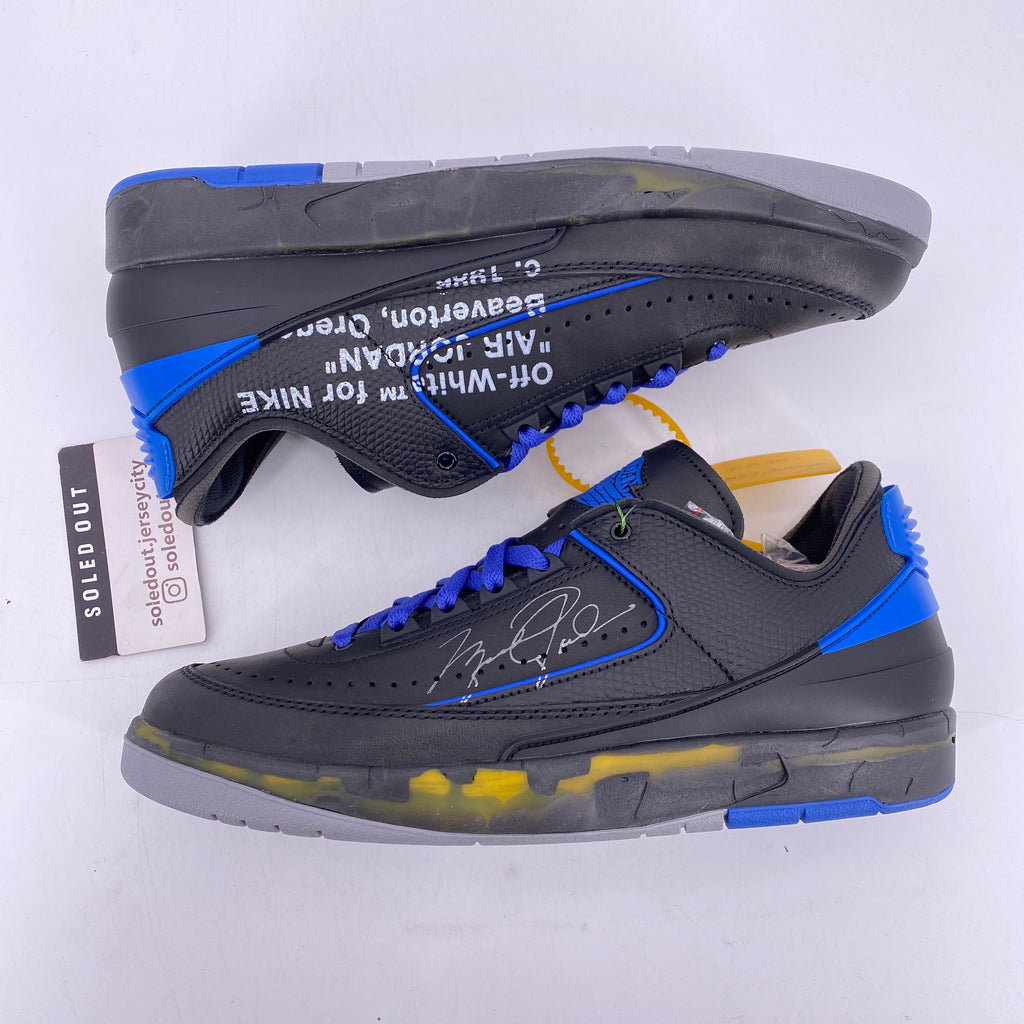Air Jordan 2 Retro "Ow Black Blue" 2021 New Size 10