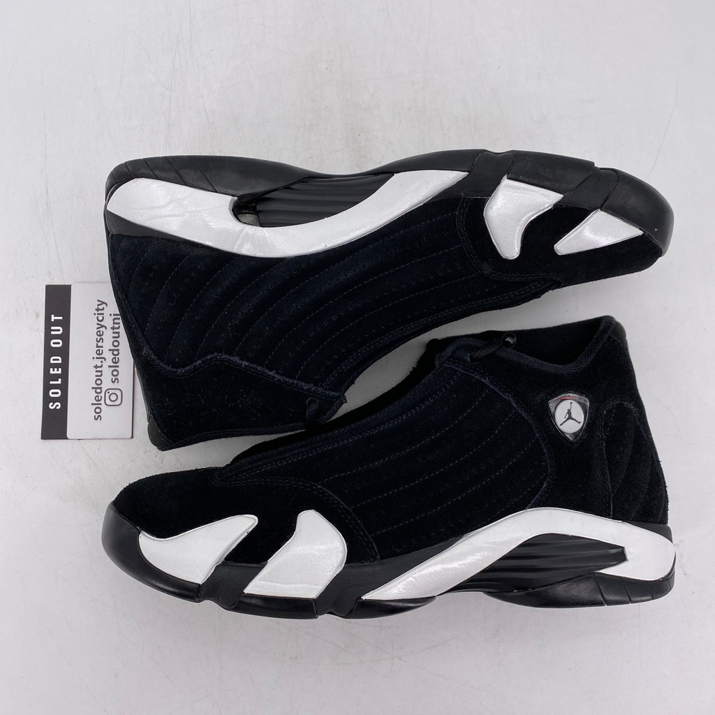 Air Jordan 14 Retro "Black White" 2023 Used Size 8.5
