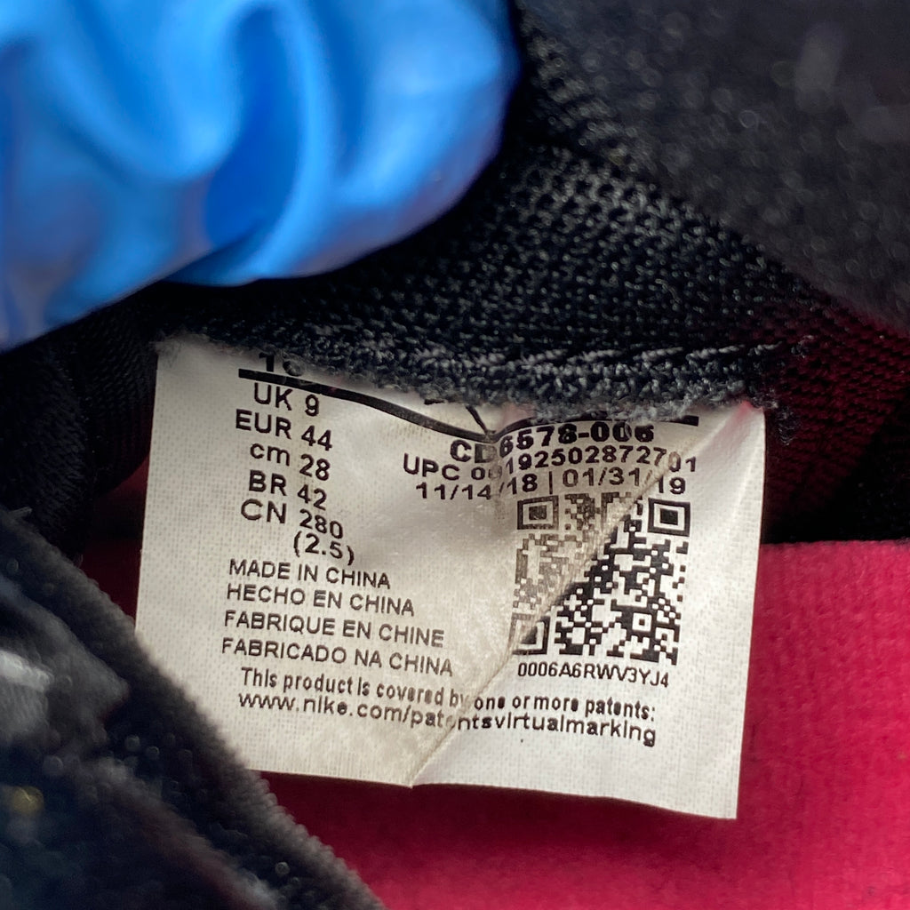 Air Jordan 1 Retro High OG "Nyc To Paris" 2019 Used Size 10