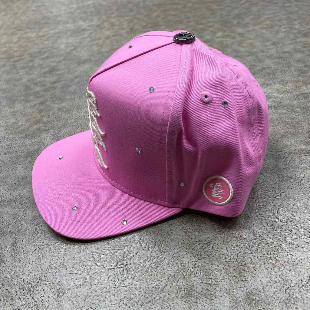 Hellstar Snapback "RHINESTONE" New Pink Size OS